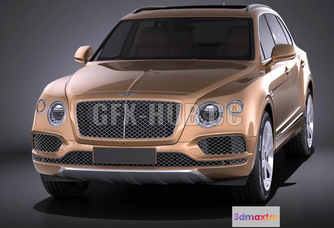 1206204 - CAR - Bentley Bentayga 2016 3D Model