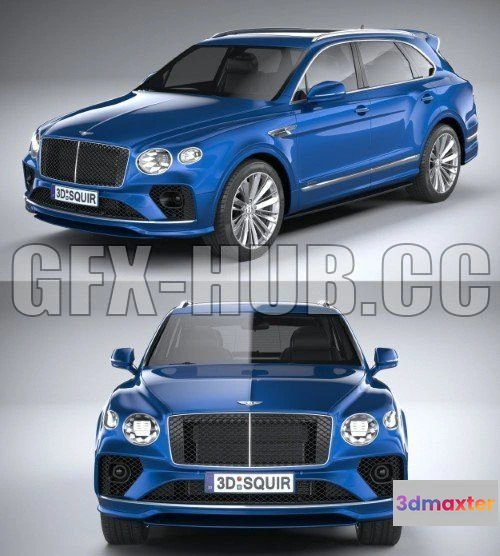 1206210 - CAR - Bentley Bentayga Speed 2021 3D Model
