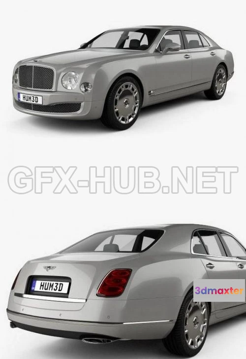 1206218 - CAR - Bentley Mulsanne 2011  3D Model