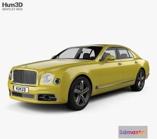 1206220 - CAR - Bentley Mulsanne Speed 2017 3D Model