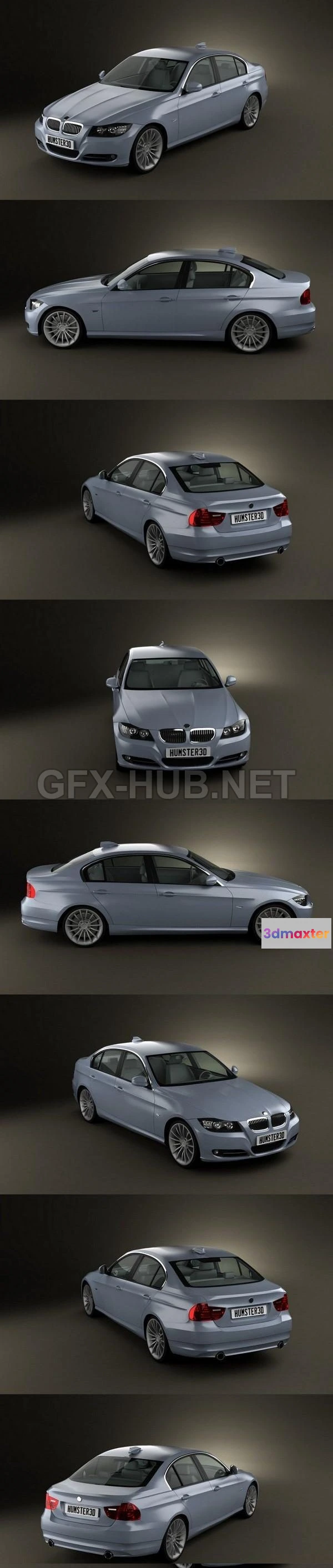 1206242 - CAR - BMW 3 Series Sedan 2011  3D Model