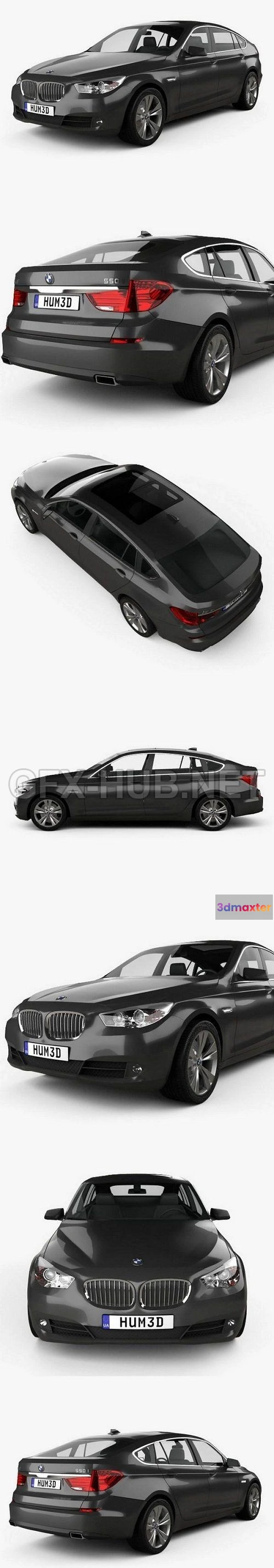 1206254 - CAR - BMW 5 series Gran Turismo 2011  3D Model