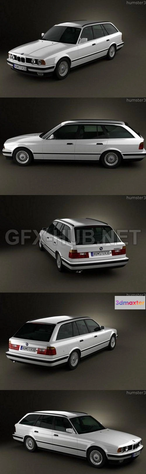 1206260 - CAR - BMW 5 Series touring 1993  3D Model