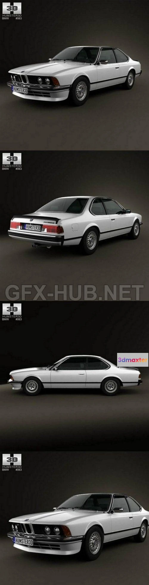 1206262 - CAR - BMW 6 Series (E24) 1978  3D Model