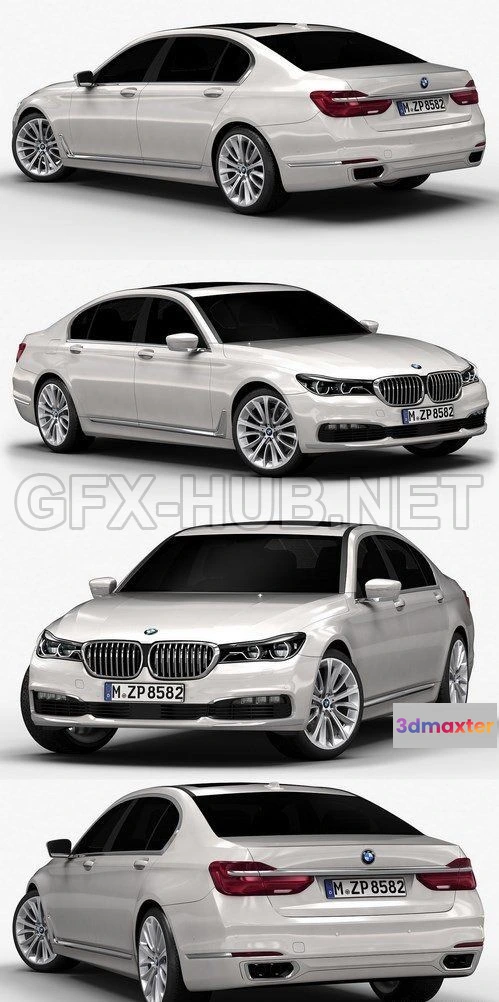 1206264 - CAR - BMW 7 Series 2016  3D Model