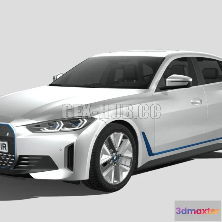 1206280 - CAR - BMW i4 2022 3D Model