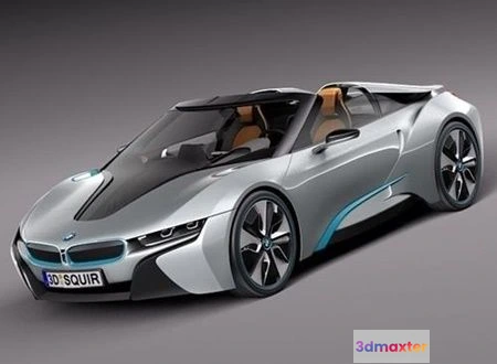 1206286 - CAR - BMW i8 Spyder Concept 2012 3D Model
