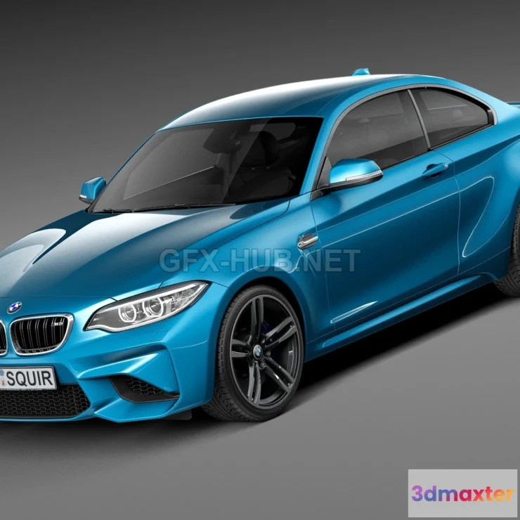 1206298 - CAR - BMW M2 Coupe 2016 3D Model