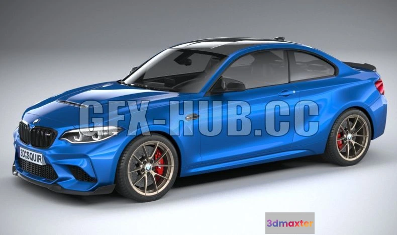 1206300 - CAR - BMW M2 CS 2020 3D Model