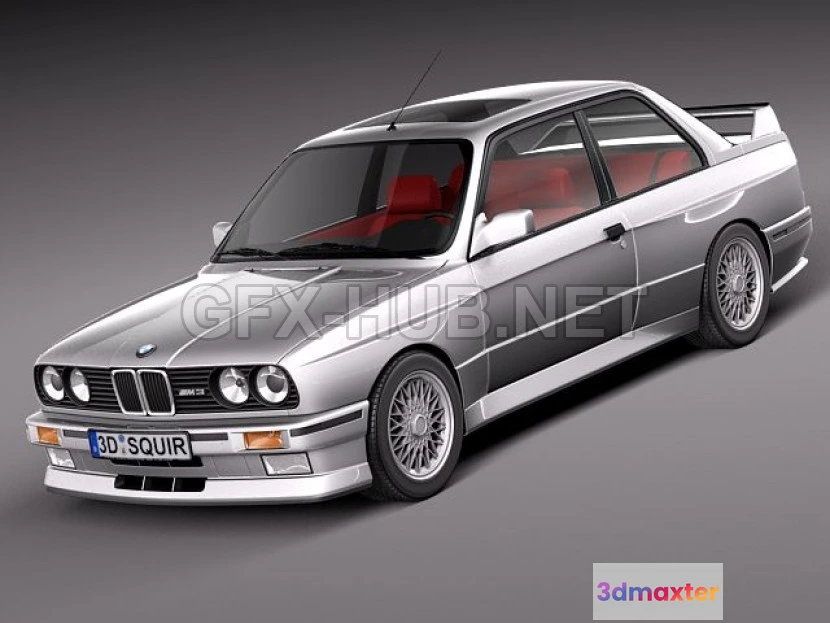 1206306 - CAR - BMW M3 e30 1985-1991 3D Model