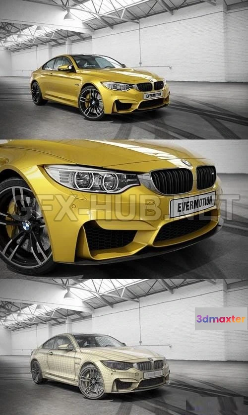 1206310 - CAR - BMW M4  3D Model