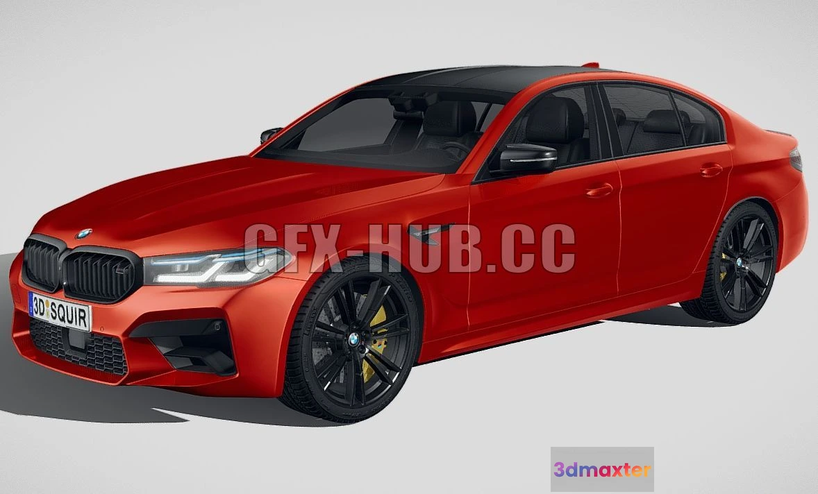 1206320 - CAR - BMW M5 F90 2021 3D Model