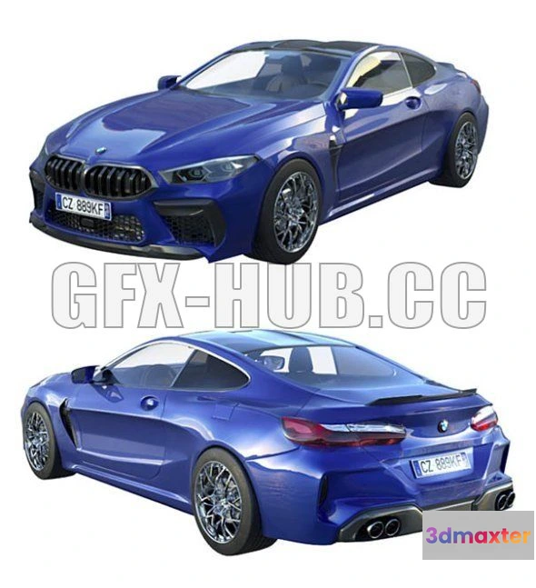 1206324 - CAR - BMW M8 2019 3D Model