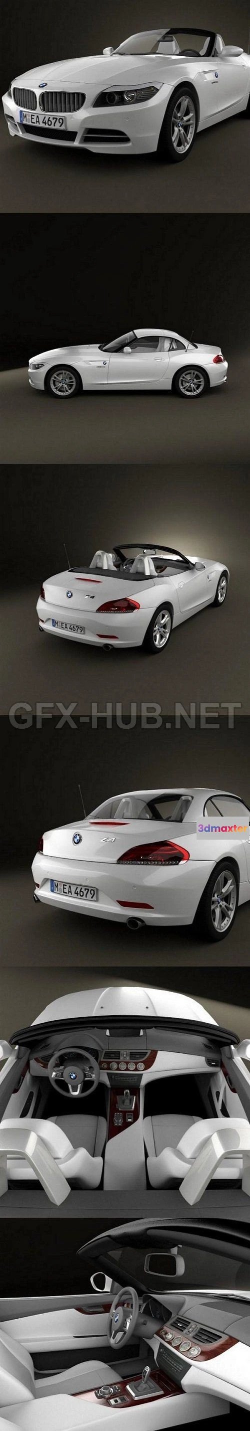 1206356 - CAR - BMW Z4 2010  3D Model