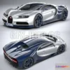 1206376 - CAR - Bugatti Chiron 2020 3D Model