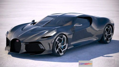 1206384 - CAR - Bugatti La Voiture Noire 2019 3D Model