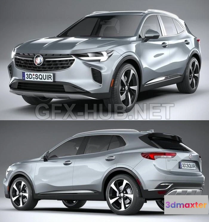 1206394 - CAR - Buick Envision 2021 3D Model