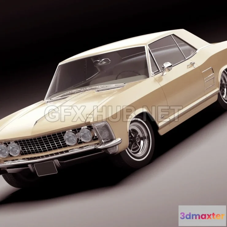 1206398 - CAR - Buick Riviera 1963 3D Model