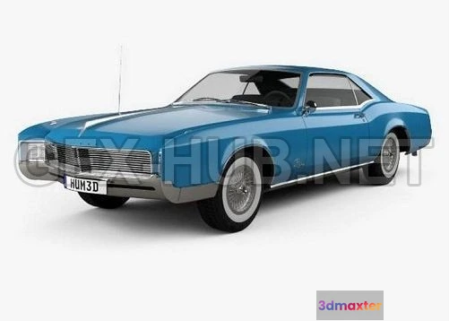1206400 - CAR - Buick Riviera 1966 3D Model
