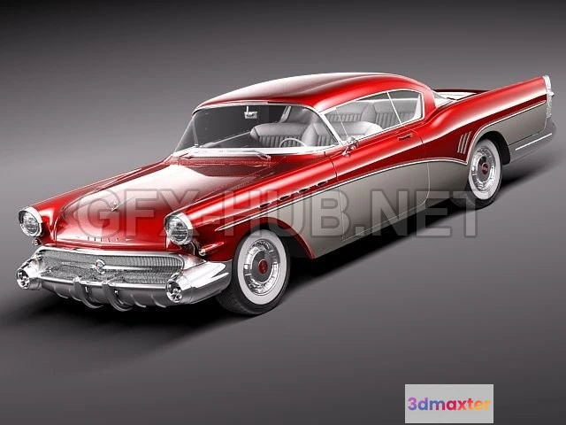 1206402 - CAR - Buick Roadmaster 1957 3D Model