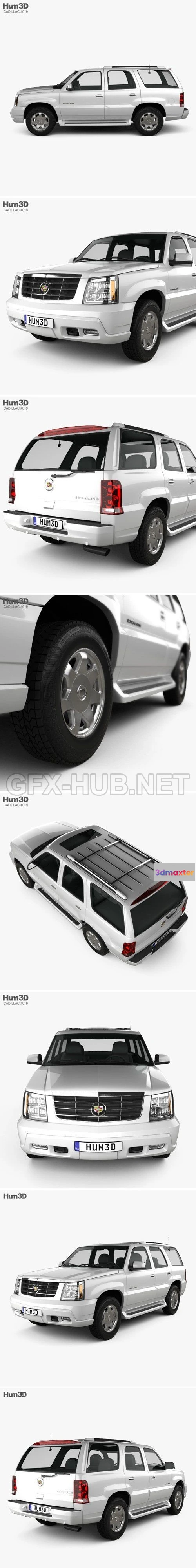 1206424 - CAR - Cadillac Escalade 2002  3D Model