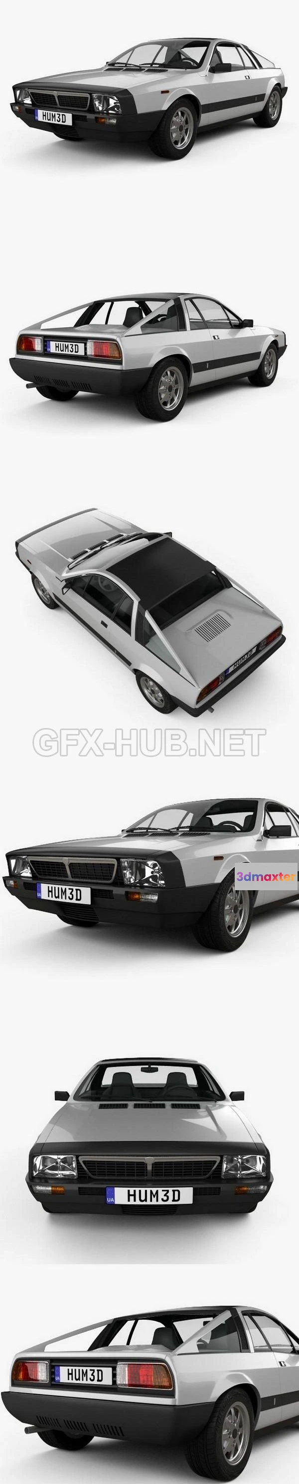 1206444 - CAR - Car Lancia Montecarlo 1979 3D Model