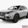 1206460 - CAR - Changan CS85 Coupe 2019  3D Model