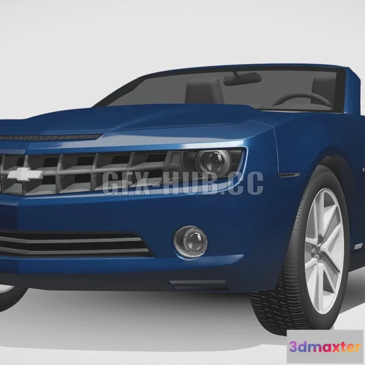 1206494 - CAR - Chevrolet Camaro Convertible Concept 3D Model