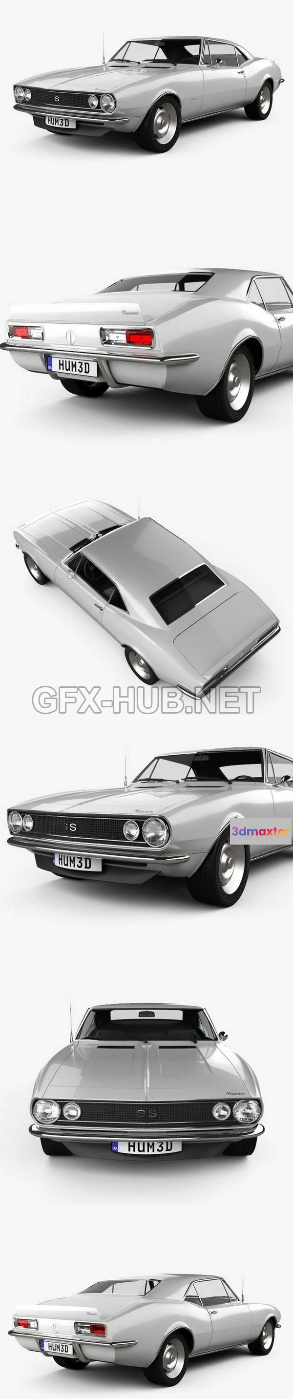 1206498 - CAR - Chevrolet Camaro SS 1967  3D Model