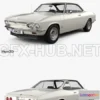 1206512 - CAR - Chevrolet Corvair 1965  3D Model