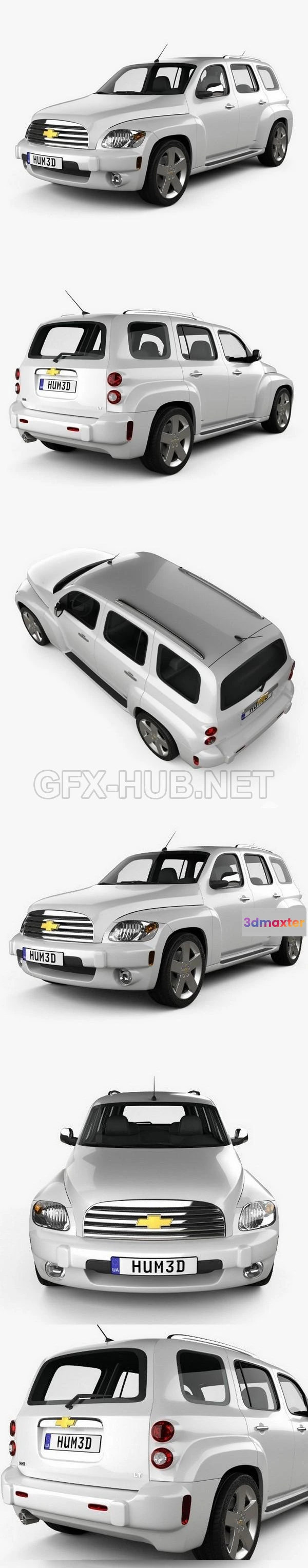 1206540 - CAR - Chevrolet HHR wagon 2011  3D Model