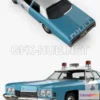 1206546 - CAR - Chevrolet Impala Police 1972  3D Model