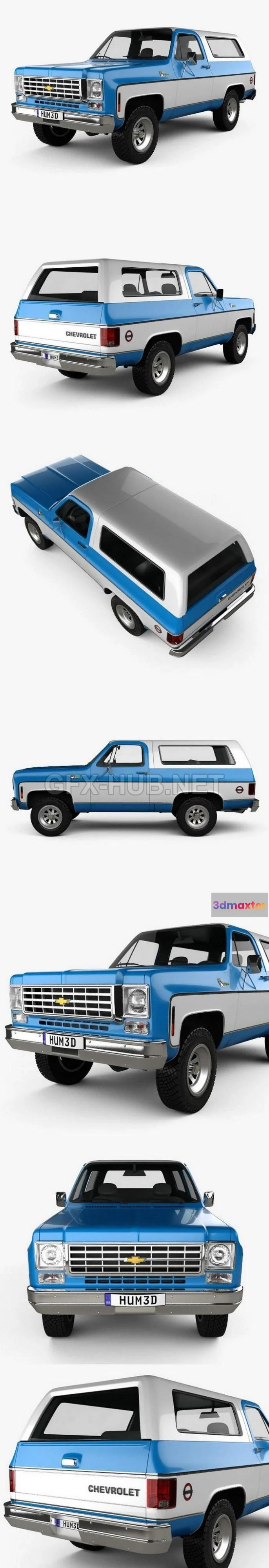 1206554 - CAR - Chevrolet K5 Blazer 1976  3D Model