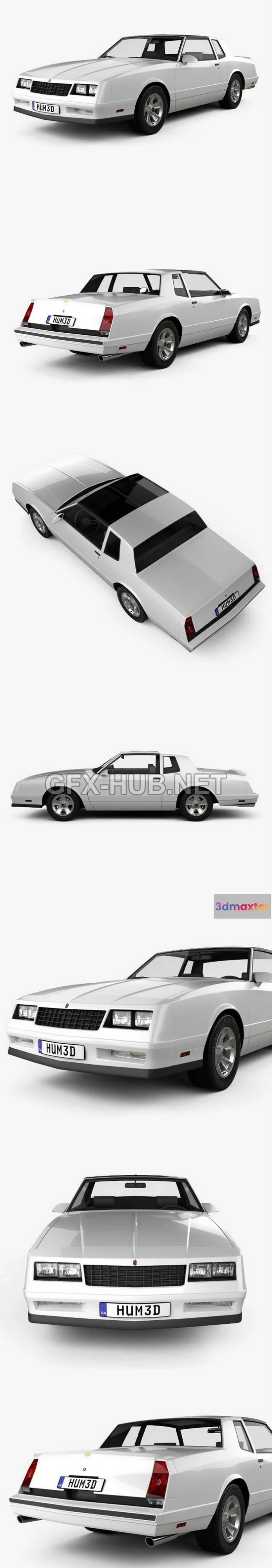 1206558 - CAR - Chevrolet Monte Carlo SS 1986  3D Model