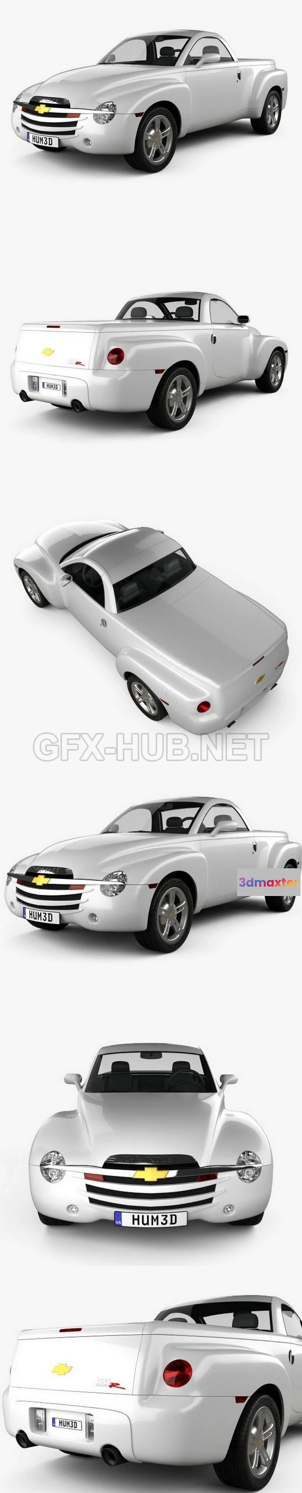 1206576 - CAR - Chevrolet SSR 2003  3D Model