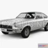 1206584 - CAR - Chevrolet Vega hatchback 1971 3D Model