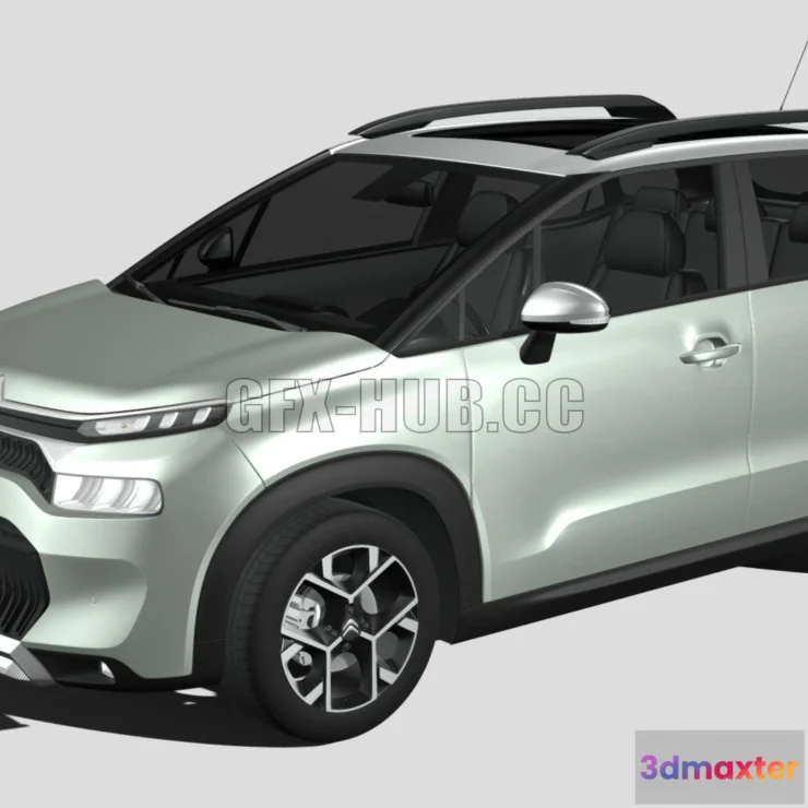 1206602 - CAR - Citroen C3 Aircross 2022 3D Model