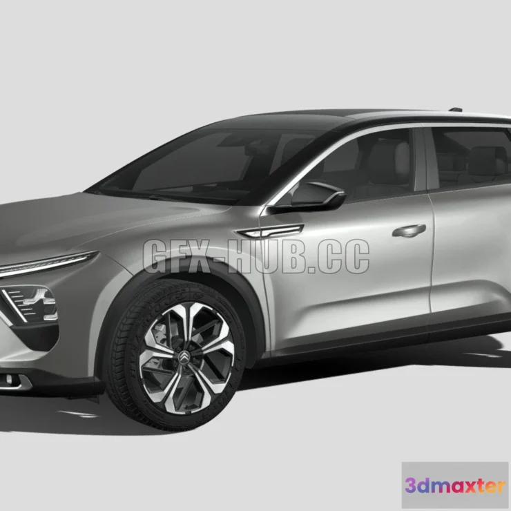 1206608 - CAR - Citroen C5 X 2022 3D Model