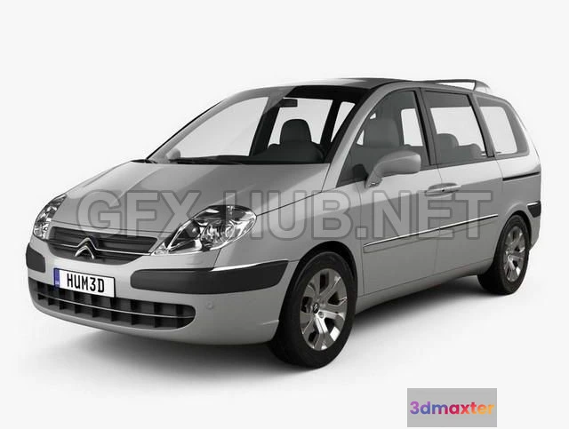 1206610 - CAR - Citroen C8 2002  3D Model