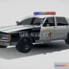 1206616 - CAR - Classic Police Car 1978 3D Model