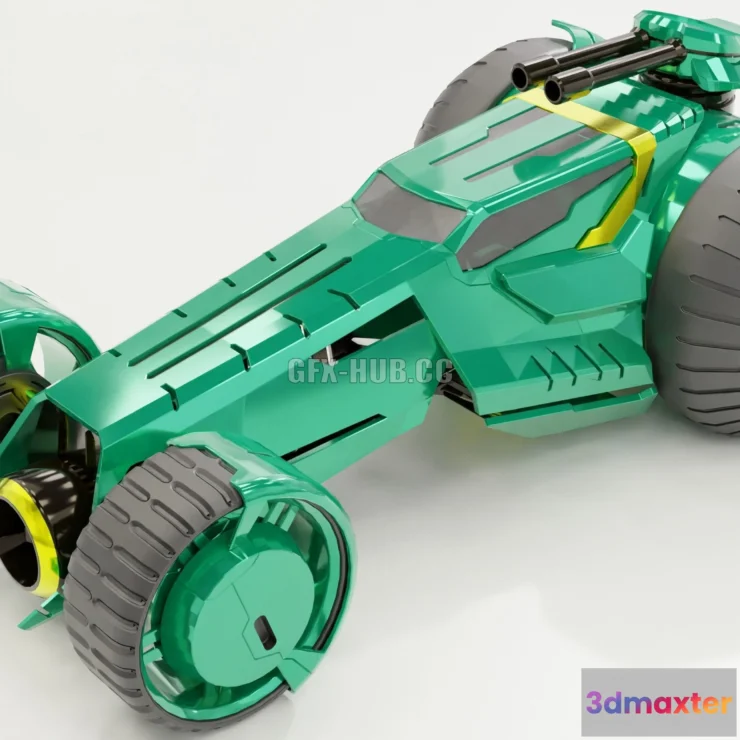 1206618 - CAR - Combat Vehicle 3D Model