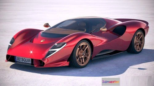 1206656 - CAR - DeTomaso P72 2020 3D Model