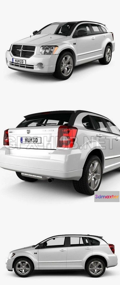 1206660 - CAR - Dodge Caliber 2010  3D Model