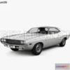 1206662 - CAR - Dodge Challenger 1970  3D Model