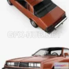 1206664 - CAR - Dodge Challenger 1978  3D Model