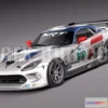 1206714 - CAR - Dodge Viper GTS-R 2013 Race car 3D Model