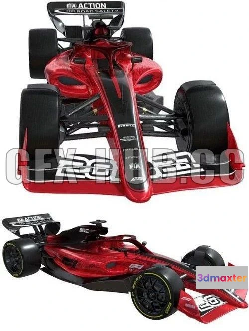 1206732 - CAR - F1 2021 Car 3D Model