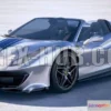 1206750 - CAR - Ferrari 488 Pista Spider 2019 3D Model