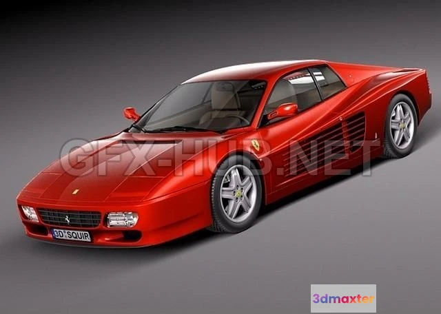 1206752 - CAR - Ferrari 512TR 1991-1996 3D Model
