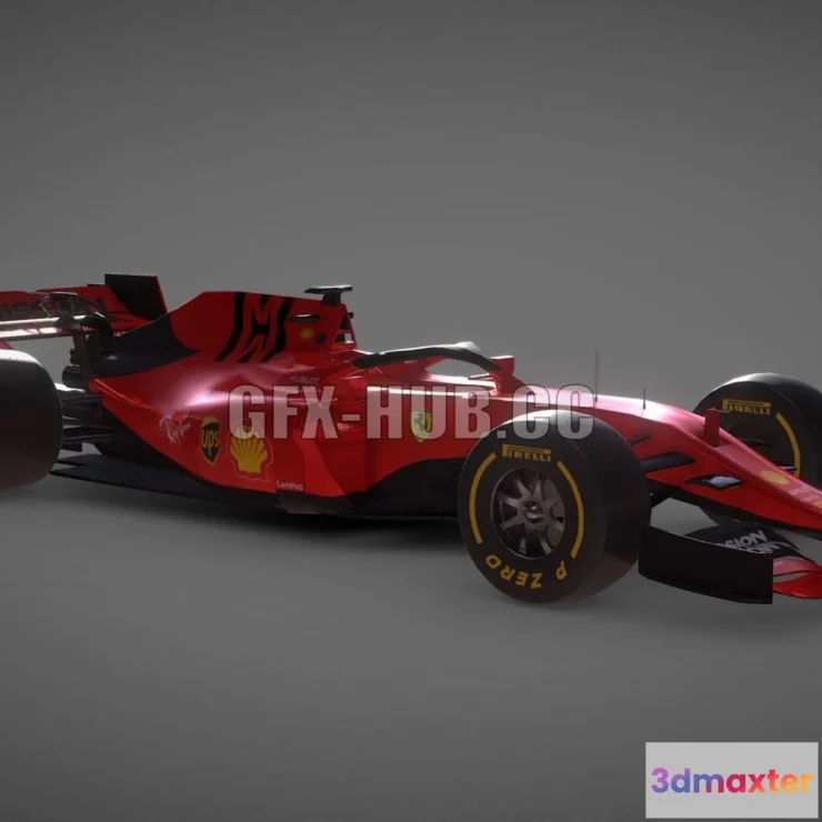 1206764 - CAR - Ferrari F1 2019 3D Model